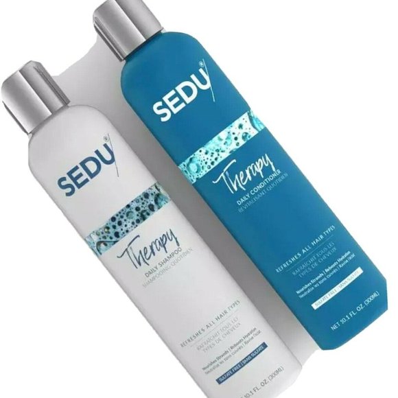 SEDU Therapy - Daily Shampoo & Daily Conditioner Refreshes All Hair (4 Bottles) - Picture 1 of 3